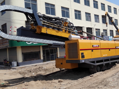 首台(tai)徐工XZ286PLUS水(shui)平定向(xiàng)鑽機初(chū)戰告捷(jié)